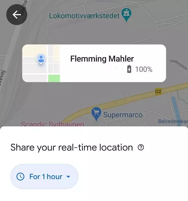 Følg Mig (på kortet)