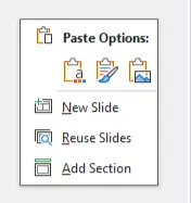 powerpoint paste options