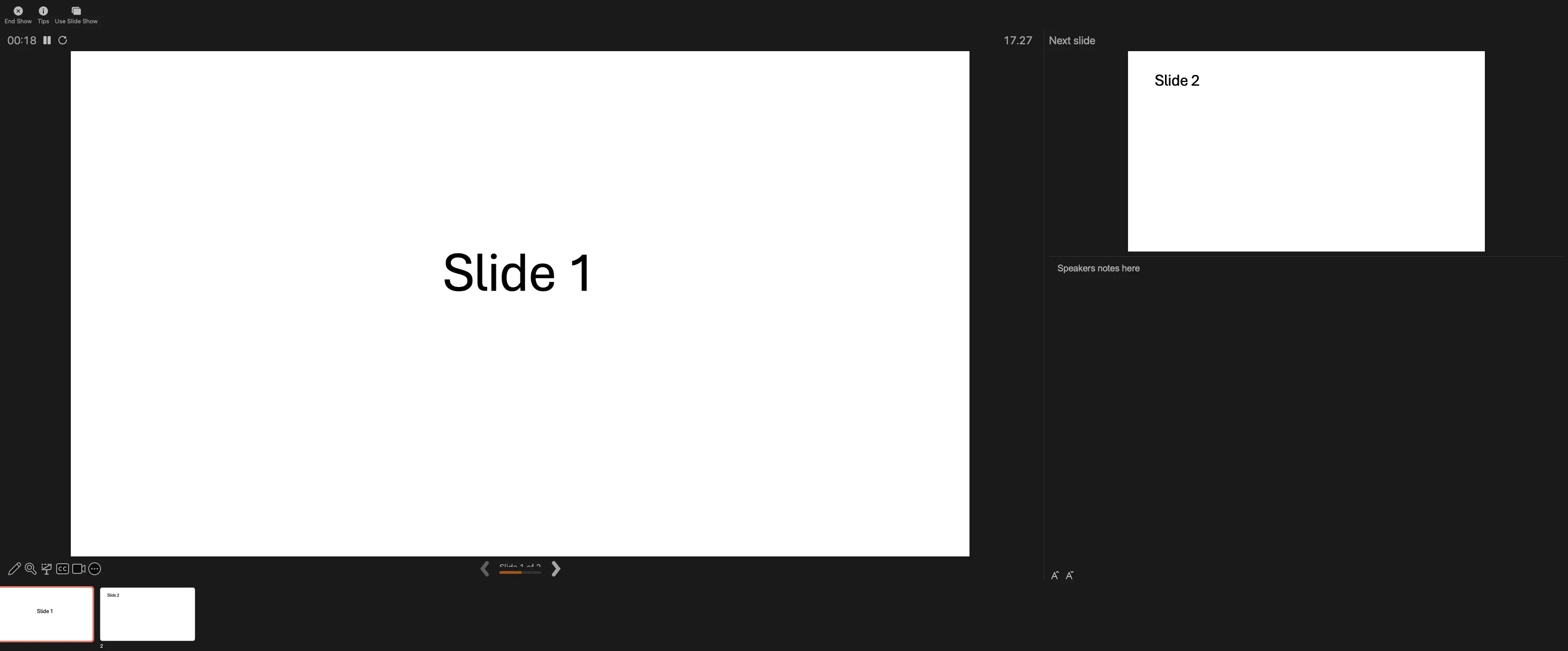 powerpoint presenter mode